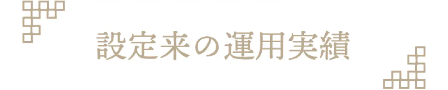 設定来の運用実績